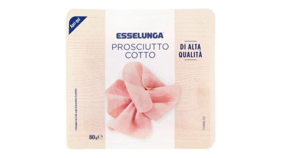 Esselunga, prosciutto cotto a fette