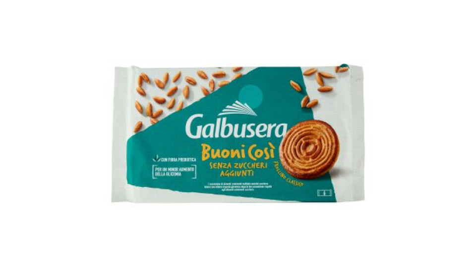 Galbusera Buonicosì Senza Zuccheri Aggiunti Megliocosì