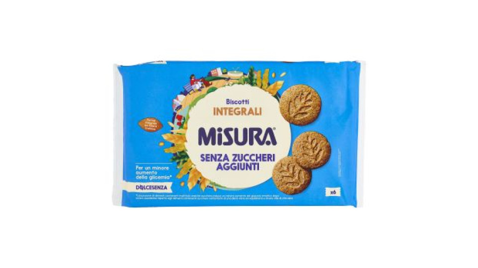 Misura Dolcesenza Biscotti Integrali con Cereali 280 g