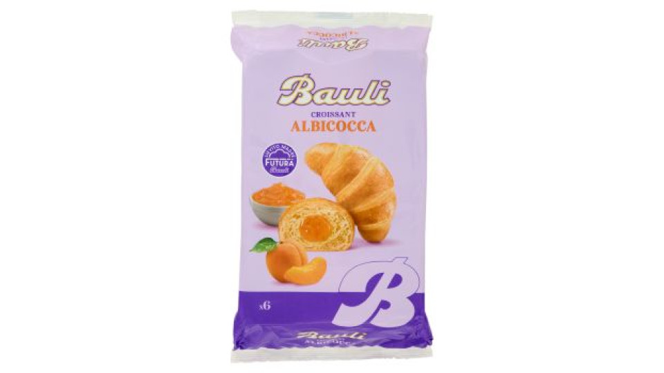 Bauli croissant albicocca x6