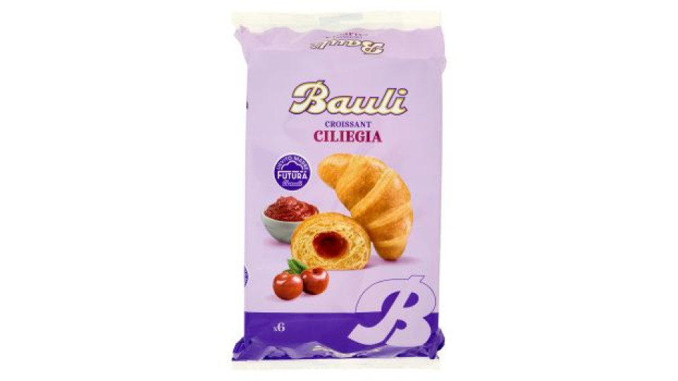 Bauli croissant ciliegia x6
