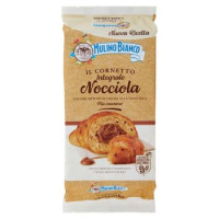 Mulino Bianco Cornetti Integrali alla Nocciola Merenda con 100% Farina Integrale 6 pezzi 300g