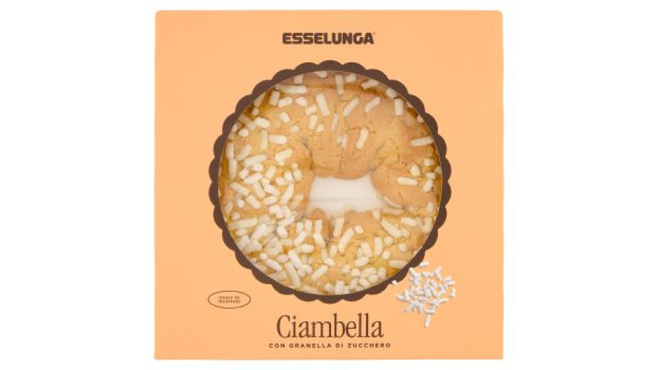 Esselunga ciambella con granelli di zucchero