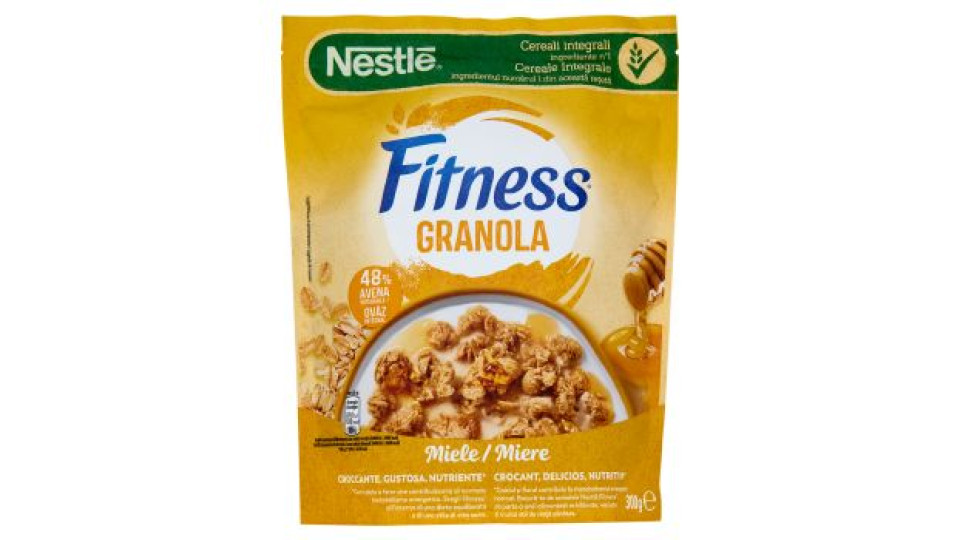 FITNESS GRANOLA MIELE Cereali croccanti al gusto miele