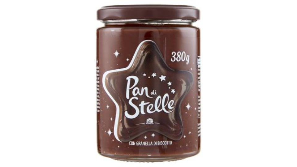 Pan di Stelle Crema al Cacao Nocciole e Granella di Biscotto 380g