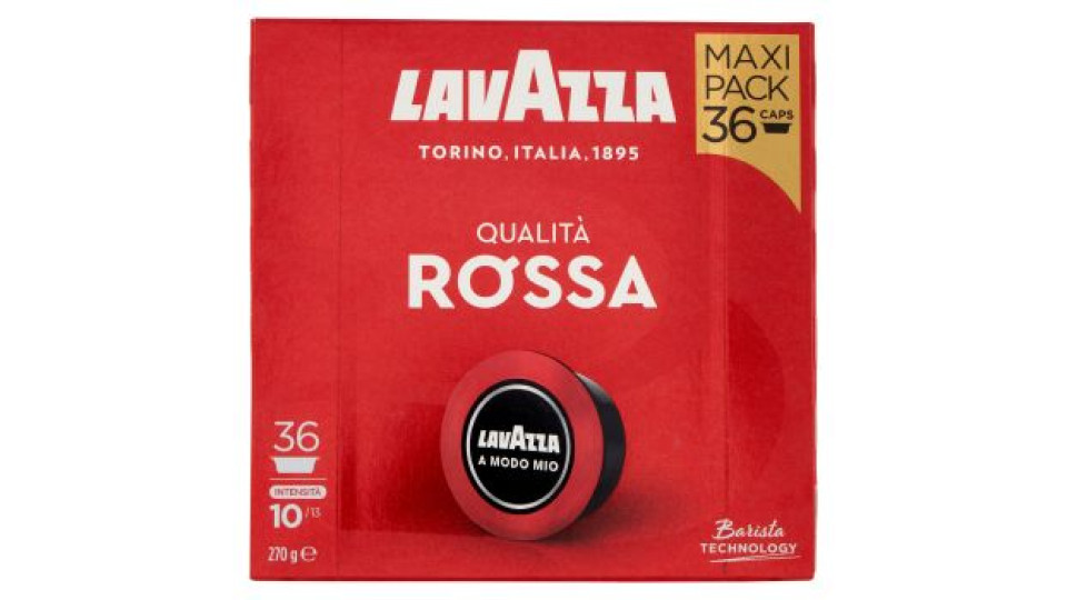 Lavazza A Modo Mio Qualità Rossa Espresso 36 Capsule Salva Aroma