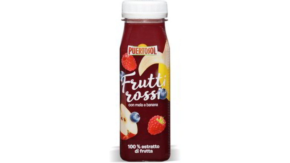 Estratto di frutti rossi con mela e banana
