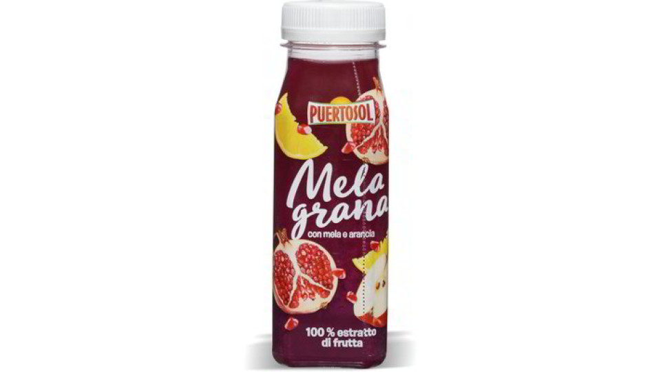 Estratto di melagrana con mela e arancia