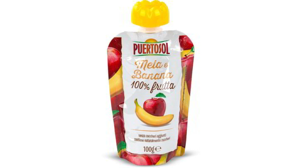 Frullato mela e banana 100% frutta
