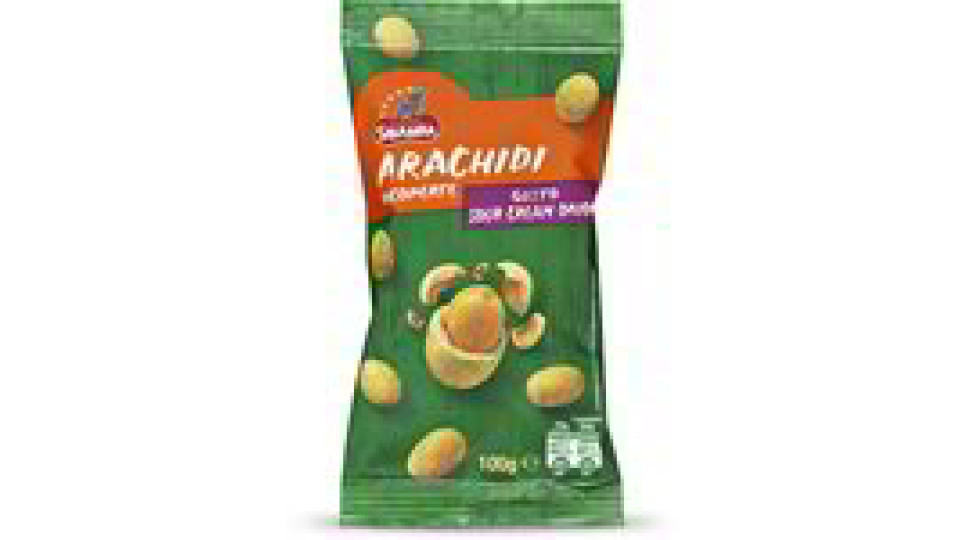 Arachidi ricoperte gusto sour cream onion