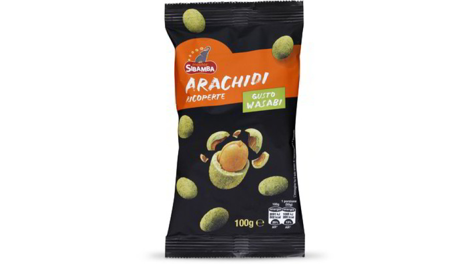 Arachidi ricoperte gusto wasabi