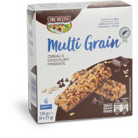 Barrette Multi Grain ai cereali e cioccolato fondente