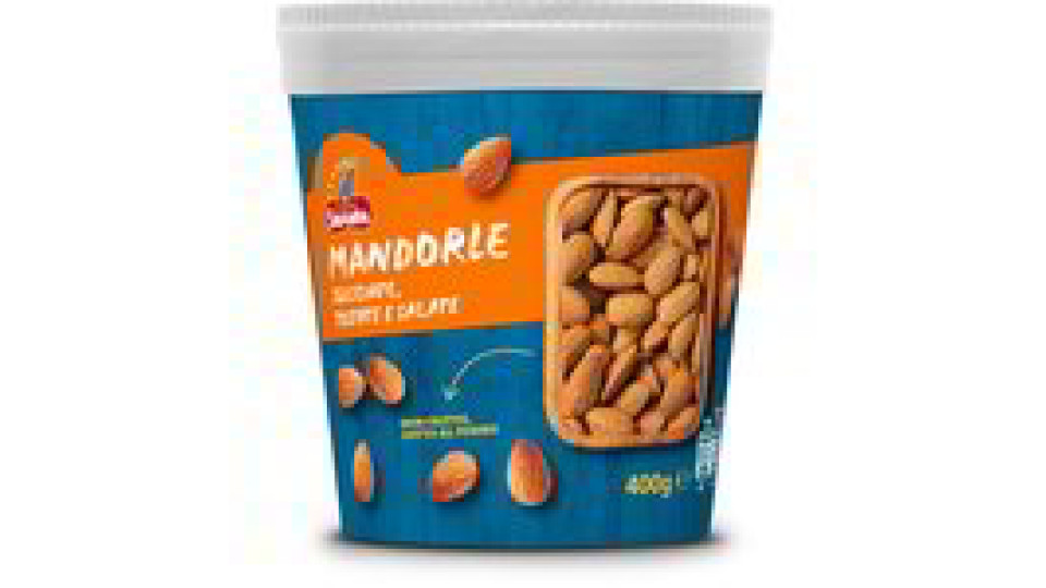Mandorle sgusciate, tostate e salate