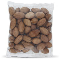 Noci pecan in guscio tostate e salate