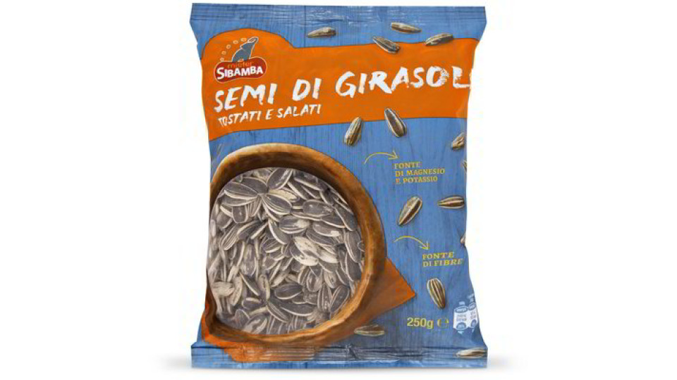 Semi di girasole tostati e salati