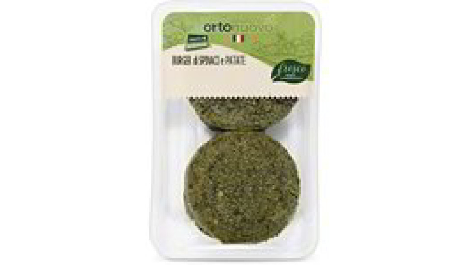Burger di spinaci e patate