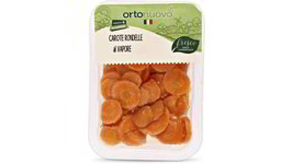 Carote a rondelle al vapore