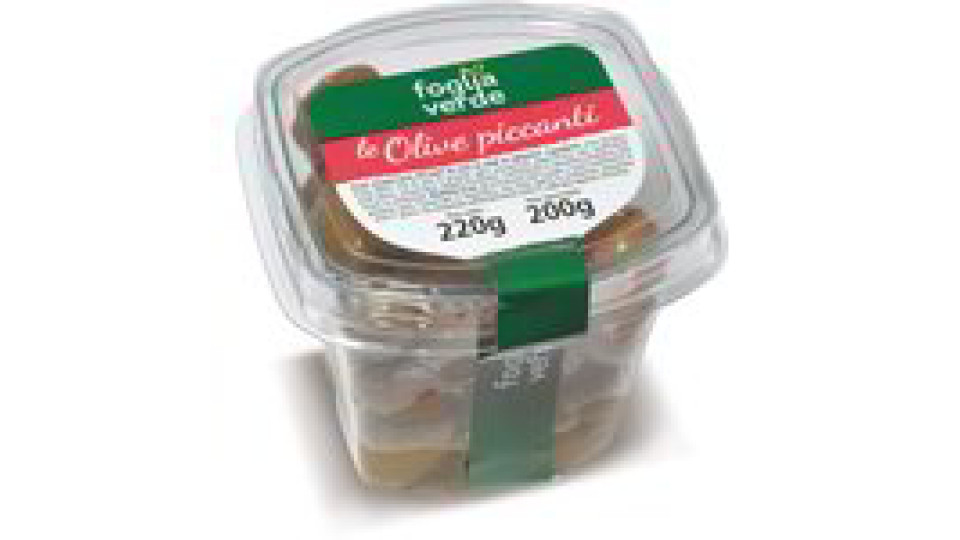 Olive schiacciate piccanti