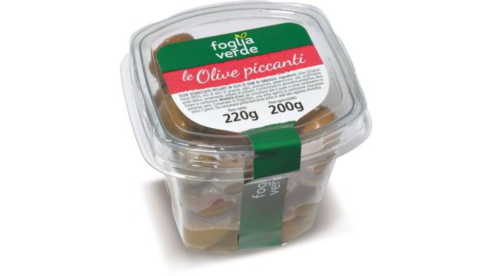 Olive schiacciate piccanti