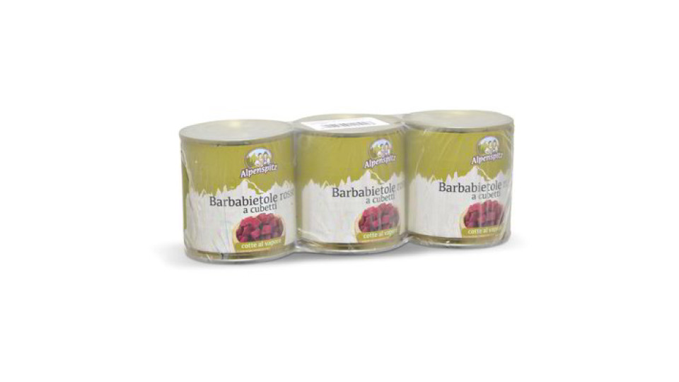 Barbabietole rosse a cubetti