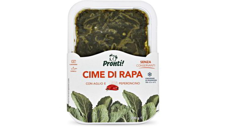 Cime di rapa con aglio e peperoncino