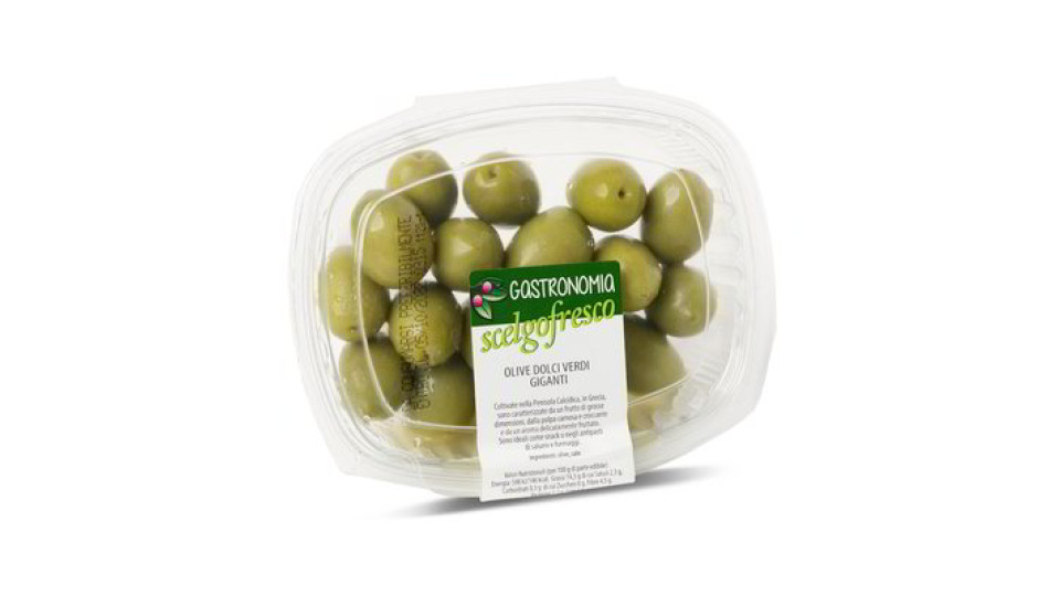 Olive verdi dolci giganti