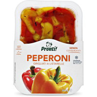 Peperoni grigliati a listarelle
