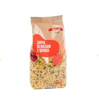 Zuppa di bulgur e quinoa secca