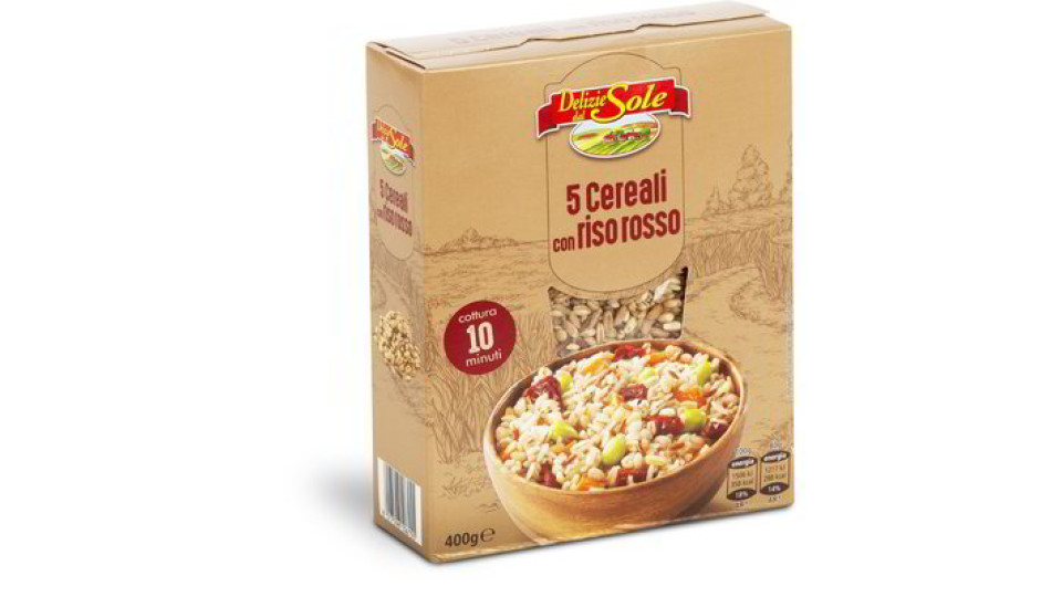 Mix 5 cereali con riso rosso