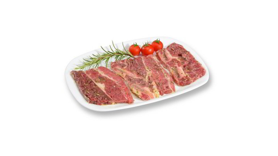 Carne asado per griglia marinato con rosmarino
