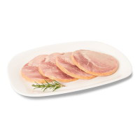 Arista di maiale a fette affumicata e cotta