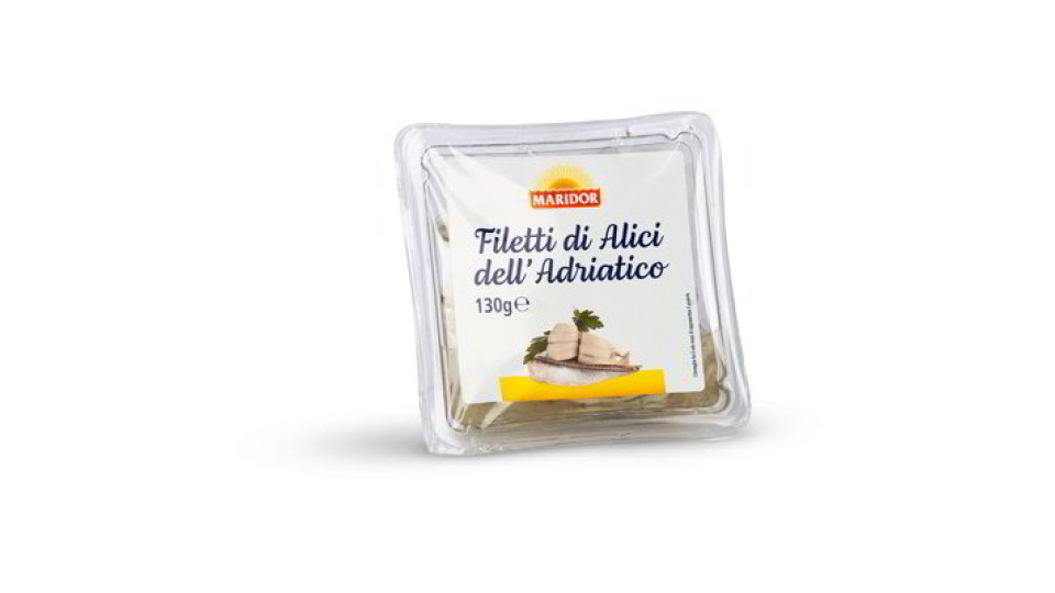 Filetti di alici dell'Adriatico