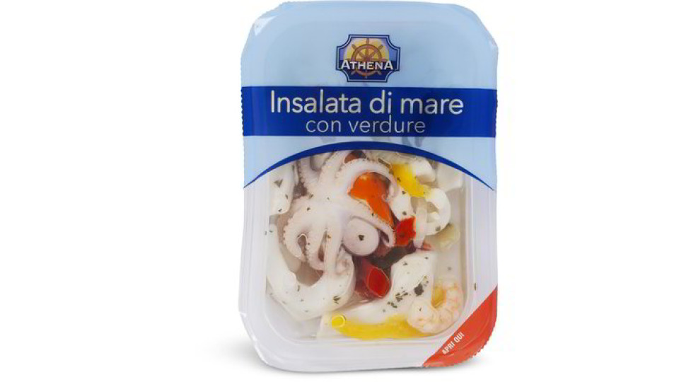 Insalata di mare con verdure
