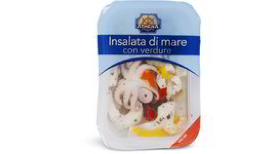 Insalata di mare con verdure