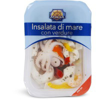 Insalata di mare con verdure