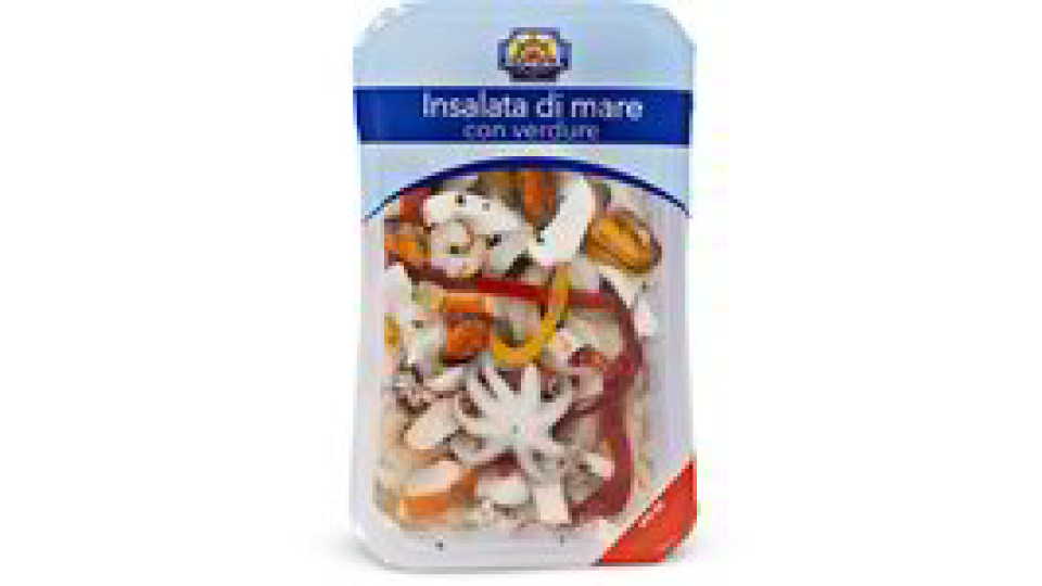 Insalata di mare con verdure