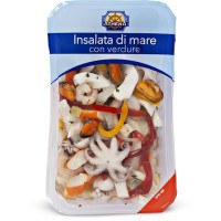 Insalata di mare con verdure