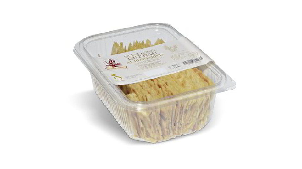 Sfoglie di pana guttiau al rosmarino