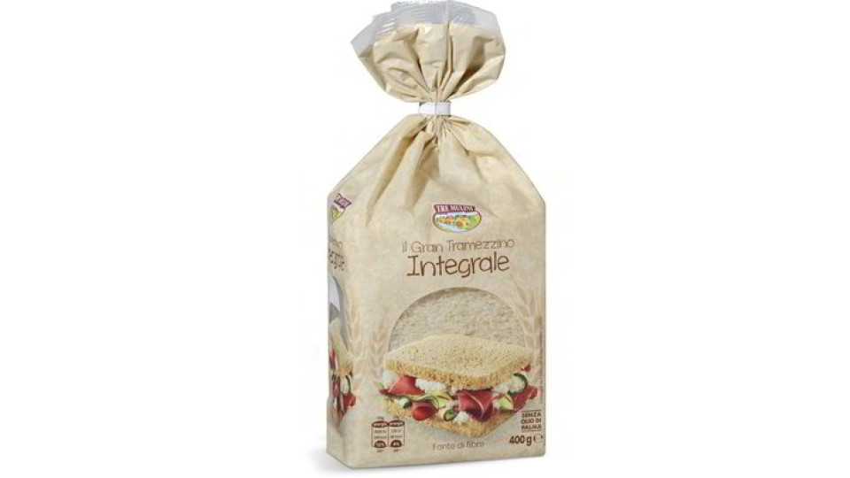 Pane gran tramezzino integrale