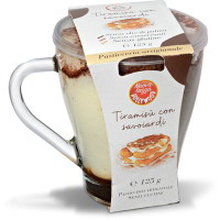 Dessert tiramisù con savoiardi