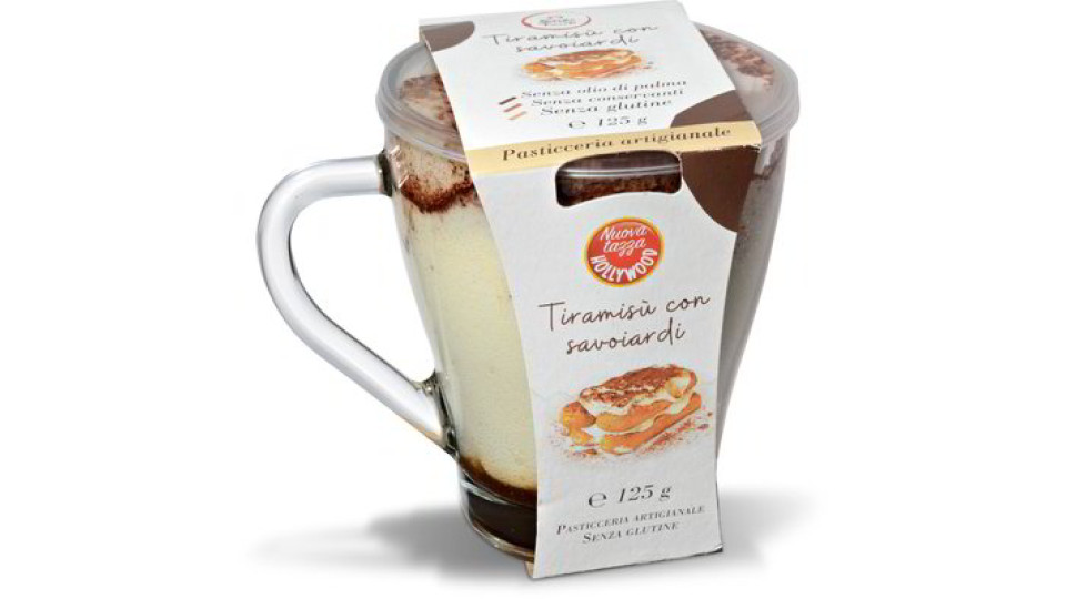Dessert tiramisù con savoiardi