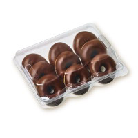 Mini donuts al cioccolato