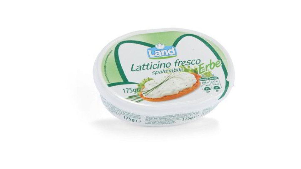 Formaggio latticino fresco spalmabile alle erbe