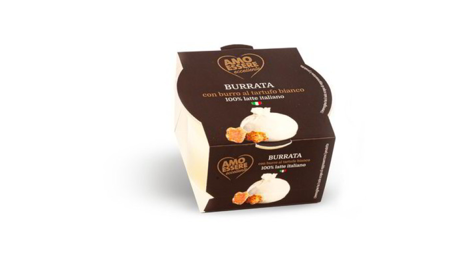 Burrata con burro al tartufo bianco