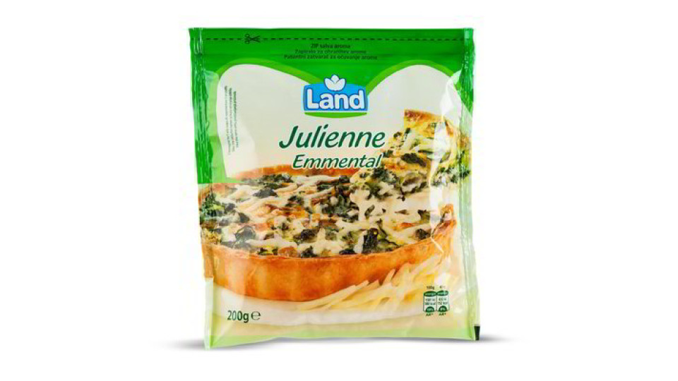 Formaggio Emmental a julienne