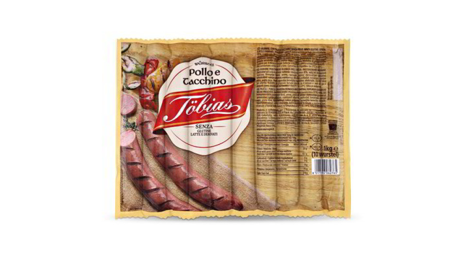 Wurstel di pollo e tacchino 12 pezzi