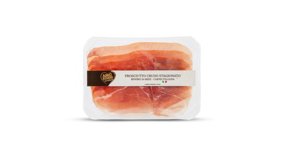 Prosciutto crudo stagionato a fette