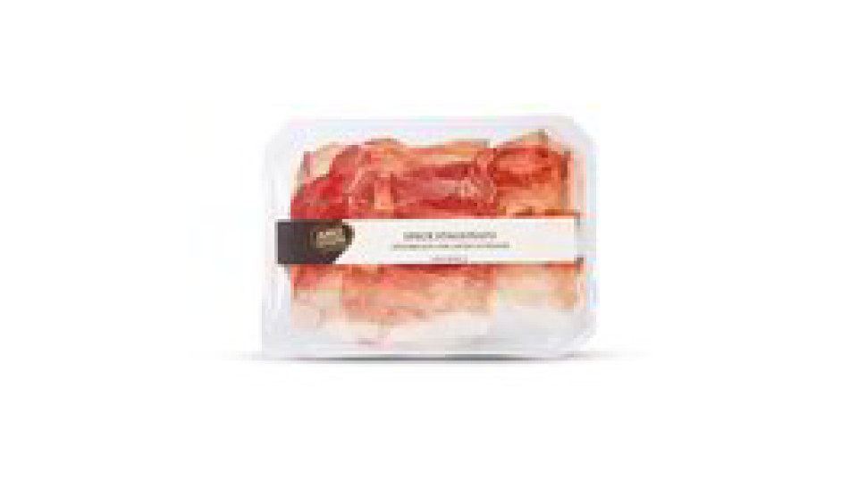 Speck stagionato affumicato con legno di faggio a fette