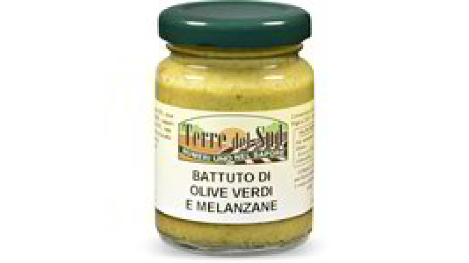 Battuto di olive verdi e melanzane