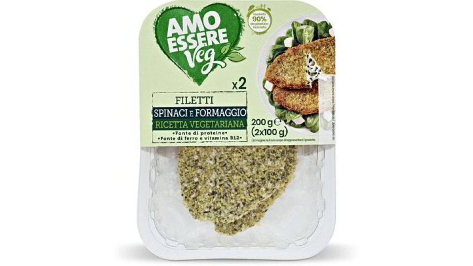 Filetti spinaci e formaggio